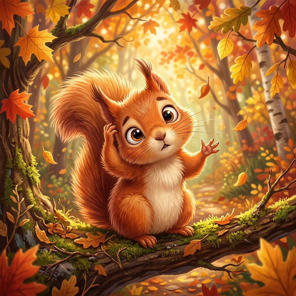 The Squirrel's Great Winter Quest
