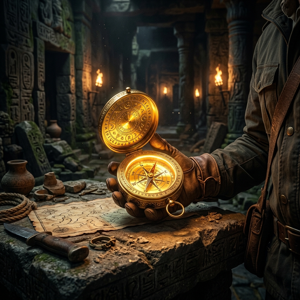 The Mystery of the Sunken Compass