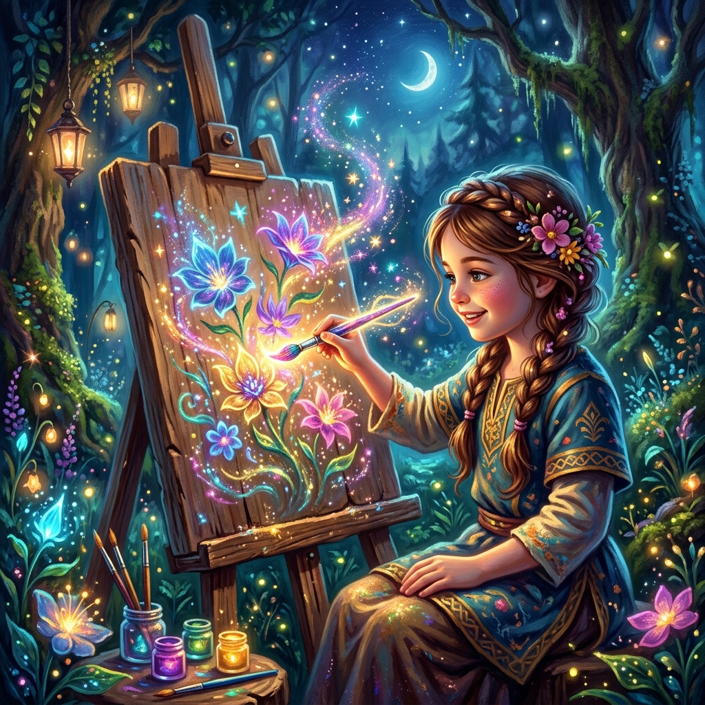 The Magic Paintbrush of Laila
