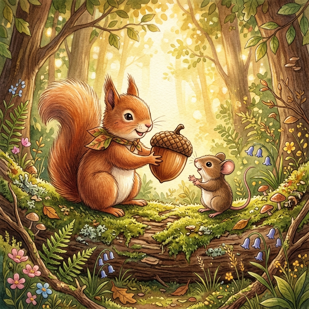 The Squirrel Who Shared